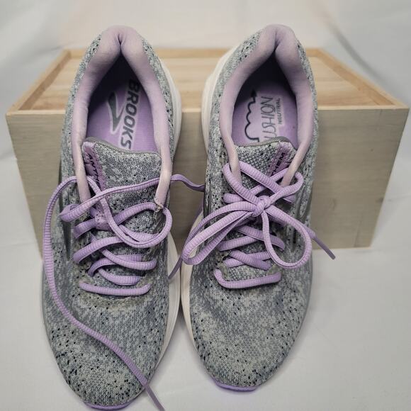Brooks- Women's Anthem purple and gray tennis shoes- size 7 - Picture 3 of 6